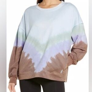 Free People Free People Movement Ombré Tie-Dye Metti crewneck top size small